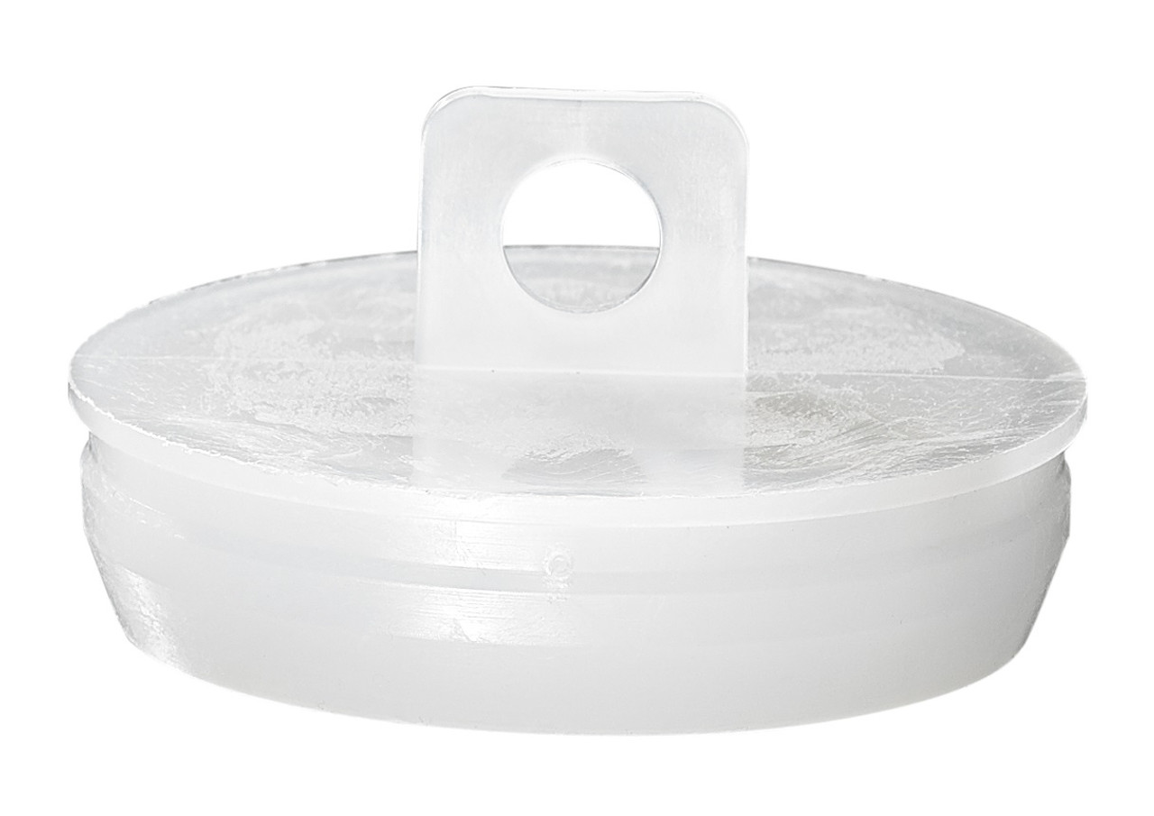 1" Round Hang Plug - Natural with Round Hole for Hanging