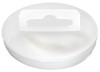 3" Round Hang Plug - Natural with Sombrero Hole for Hanging
