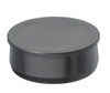 3/4" Black Round Poly Plug