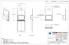 168TFM Stock Clamshell Technical Drawing