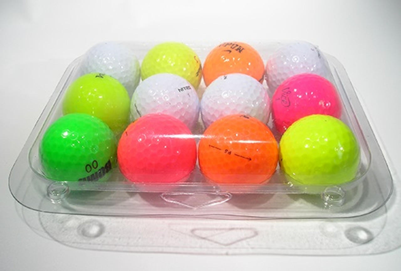 112-1TF - 12-Ball Egg Carton Bottom Golf Ball Clamshell