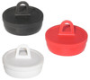 1" Round Hanger Plug - Black, Red or White
