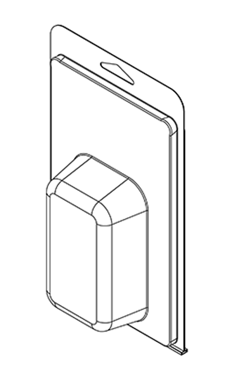 412TF - Stock Clamshell Packaging