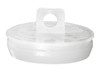 1/2" Round Hang Plug - Natural with Round Hole for Hanging