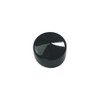 1-3/4" x 3/4" Black Round Tuff Pak Cap - 25