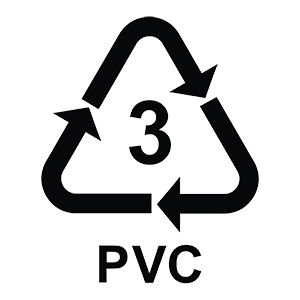 Recycling/Resin Code 3 PVC