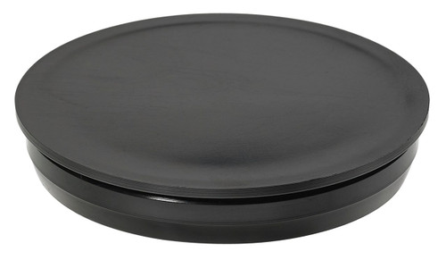 1/4" Round Poly Plug Black