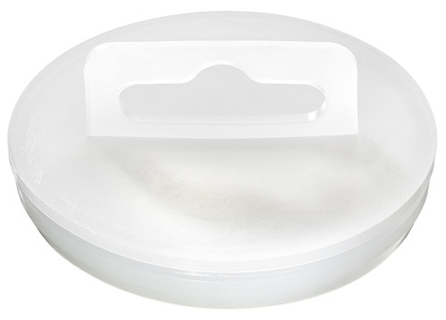 3" Round Hang Plug - Natural with Sombrero Hole for Hanging