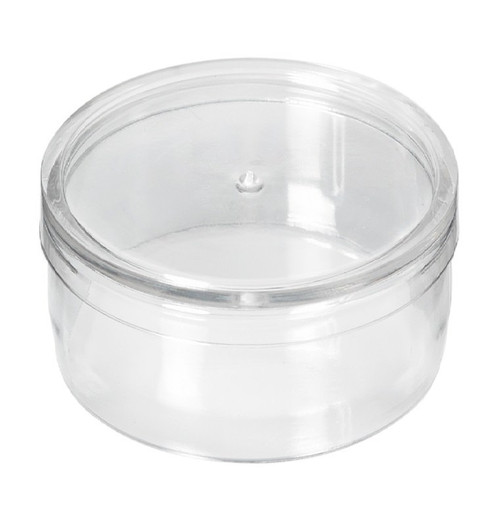 3/8" Round Clear Poly Plug - Stock 5,000/box