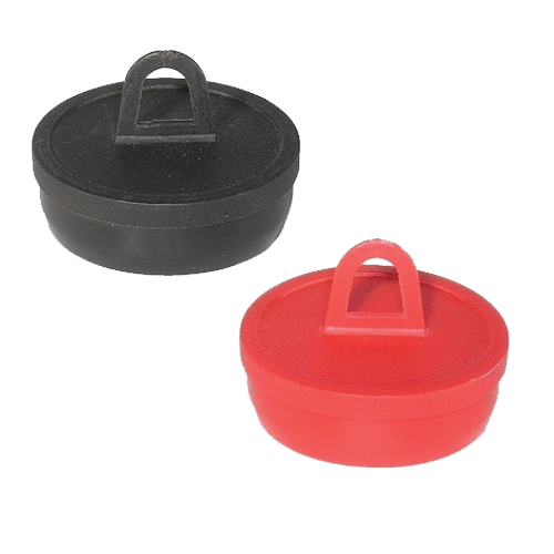 Round Hanger Plug - Red or Black